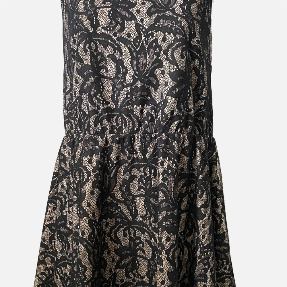 THREE HEARTS | Little Black lace dress, lace overlay style - Large - Picture 4 of 8